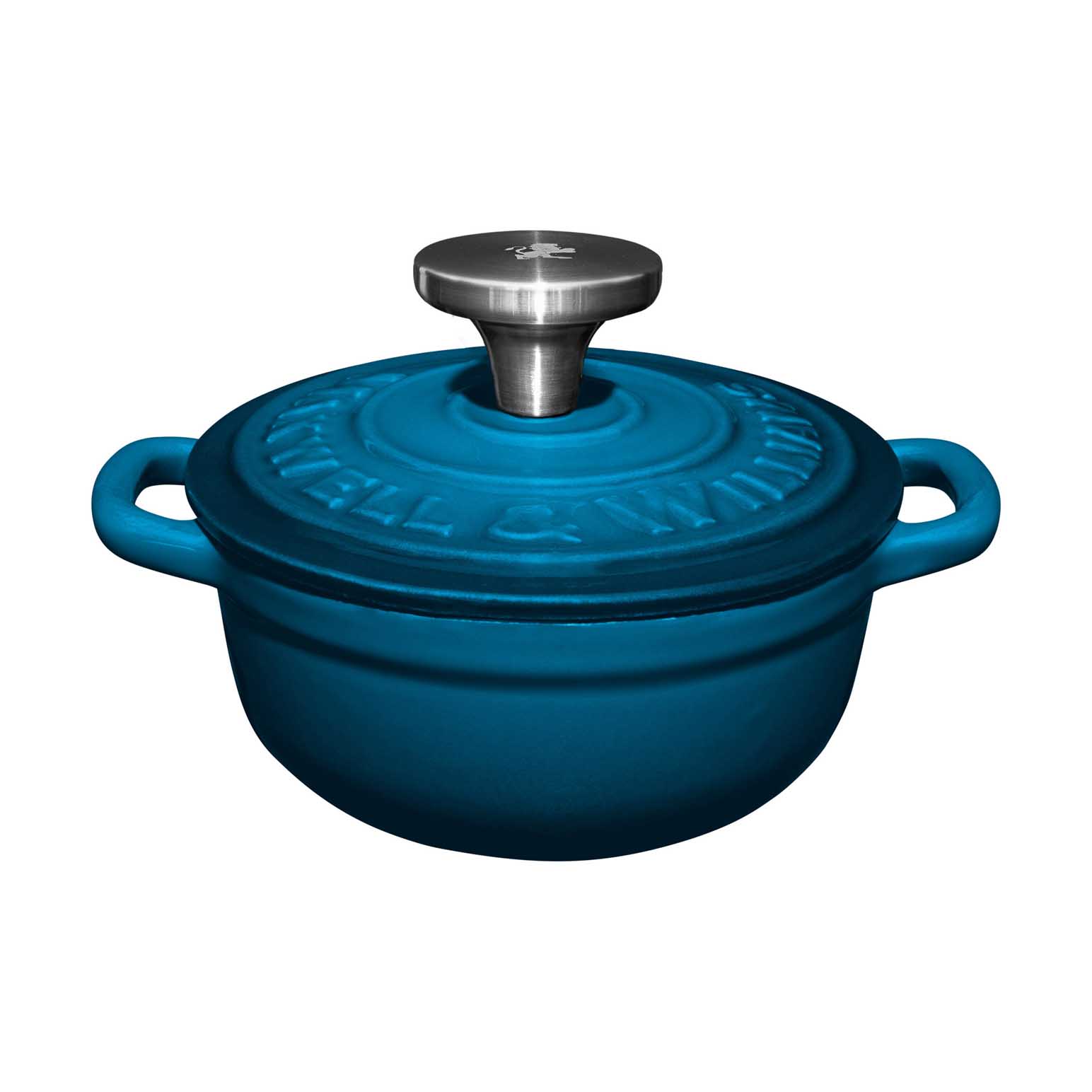 Maxwell & Williams Cast Iron Cocotte Midnight Blue 9.5cm/260ml Gift Boxed